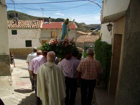 Procesión Virgen de Agosto, Obón (Teruel)